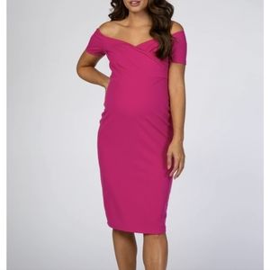 Pinkblush Magenta Maternity Dress